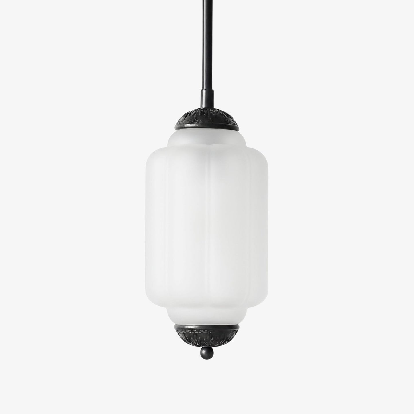Cyrilith Farmhouse Pumpkin Glass Eloise Pendant Light