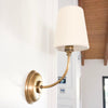 Wrynn 1/2/3 Light Fabric Shade Wall Sconce