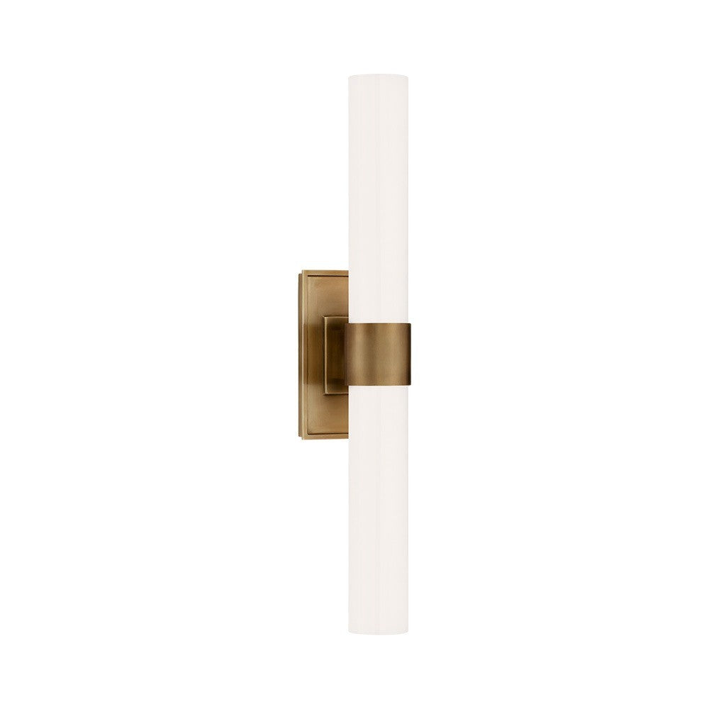 Zinnia Glass Tube Double Wall Mounted Light