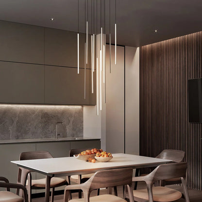 Rory Modern Cluster Cylinder Led Pendant Light