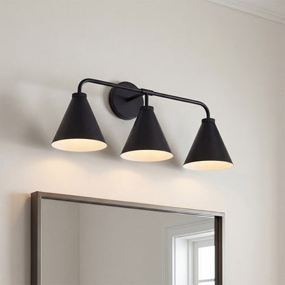 Kaelen Retro Cooper Cone Sconce Light