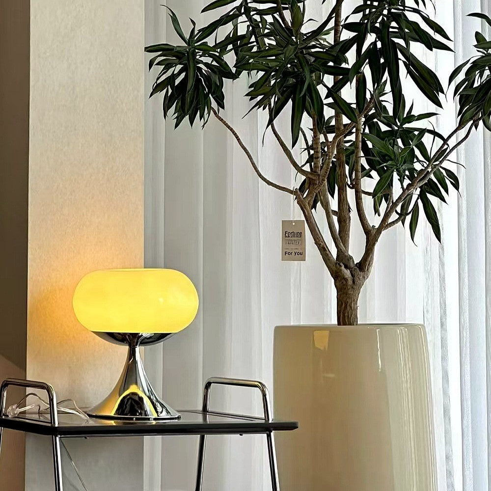 Orilix Colorful Apple Bauhaus Glass Table Lamp