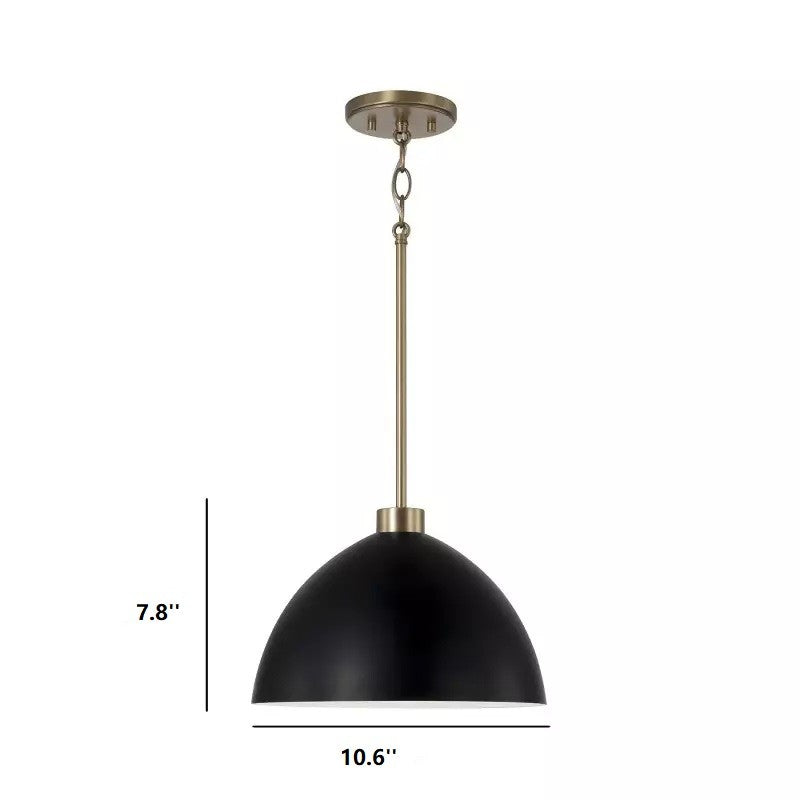 Ylarix ‎Minimalist Dome Metal Pendant Light