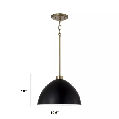 Ylarix ‎Minimalist Dome Metal Pendant Light