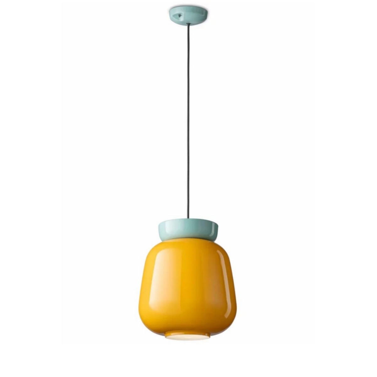 Smith Modern Nordic Bauhaus Macarons Bowl Shade Ceramic Pendant Light