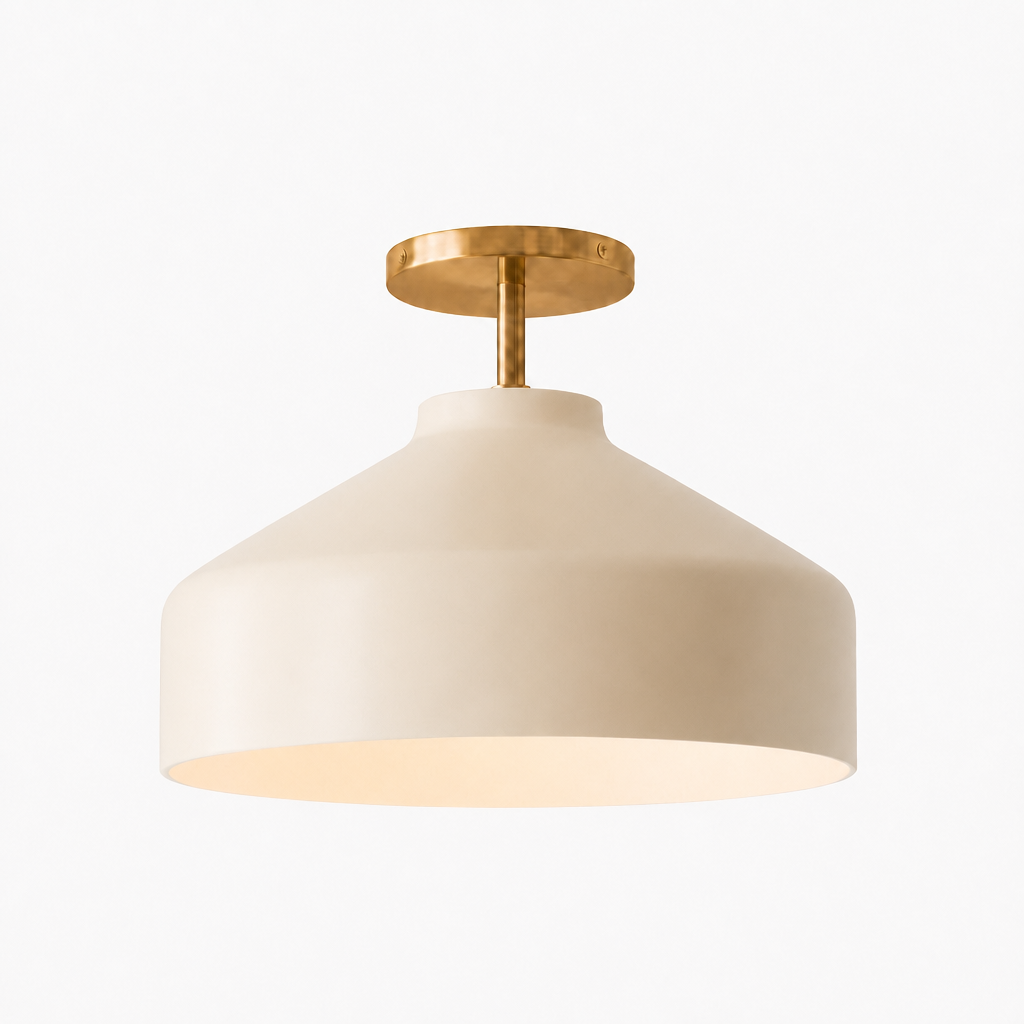 Drilon Nordic Morandi Metal Flush Mount Ceiling Light