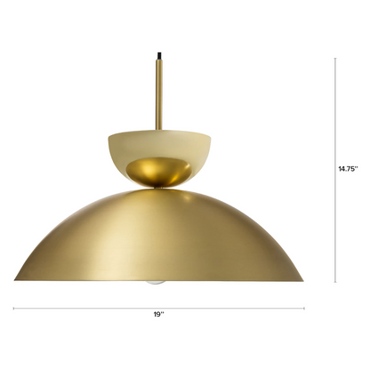Glythorix Nordic Simple Metal Color H Type Pendant Light