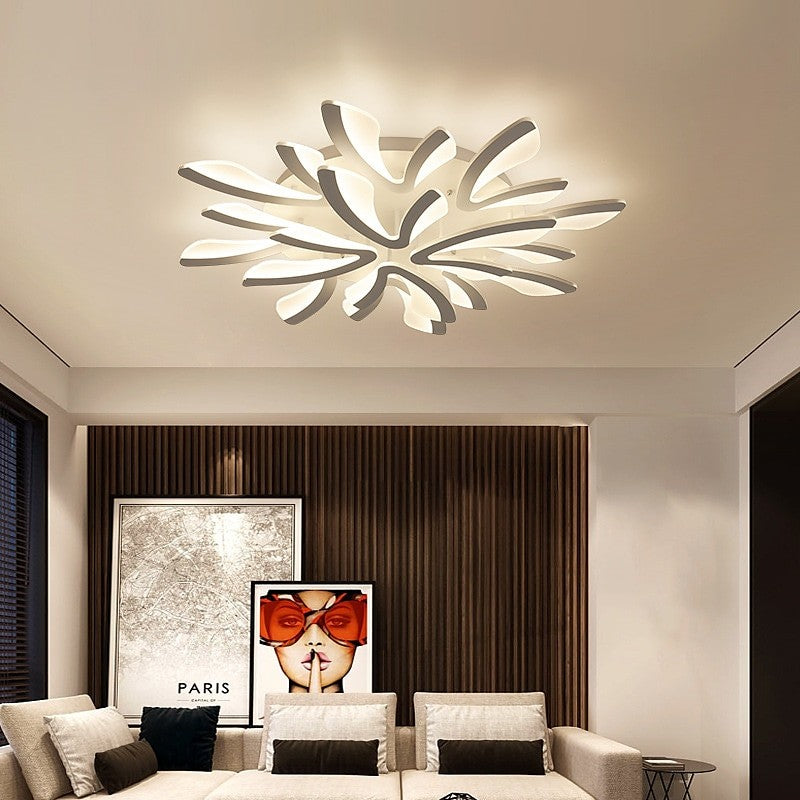 Sariel Led Dimmable Acrylic V Shape Ceiling Light
