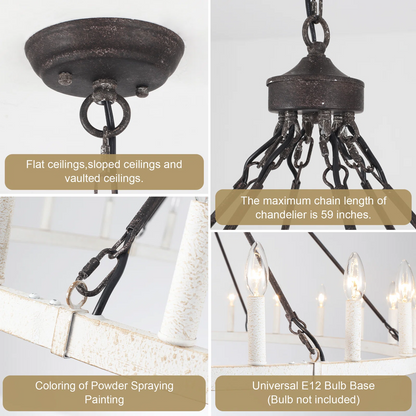 Raeth Farmhouse 24 Lights Wagon Wheel Candle Style Chandelier