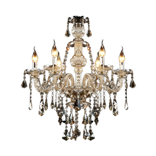 Teya Luxurious 6-Light Crystal Chandelier