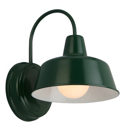 Anders Industrial Metal Dome Wall Sconce