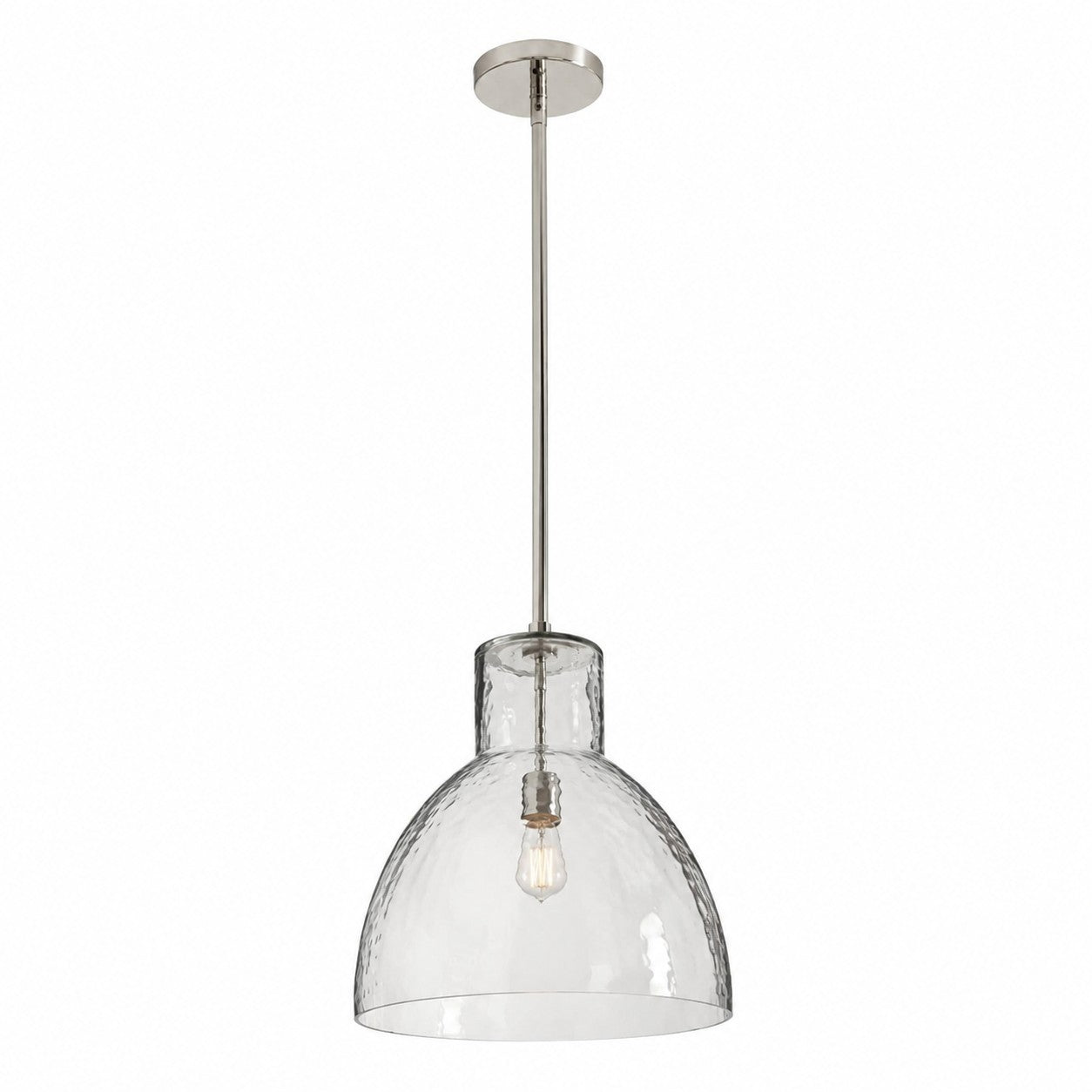 Keen Farmhouse Glass Dome Pendant Light