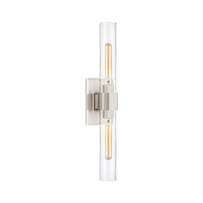 Zinnia Glass Tube Double Wall Mounted Light
