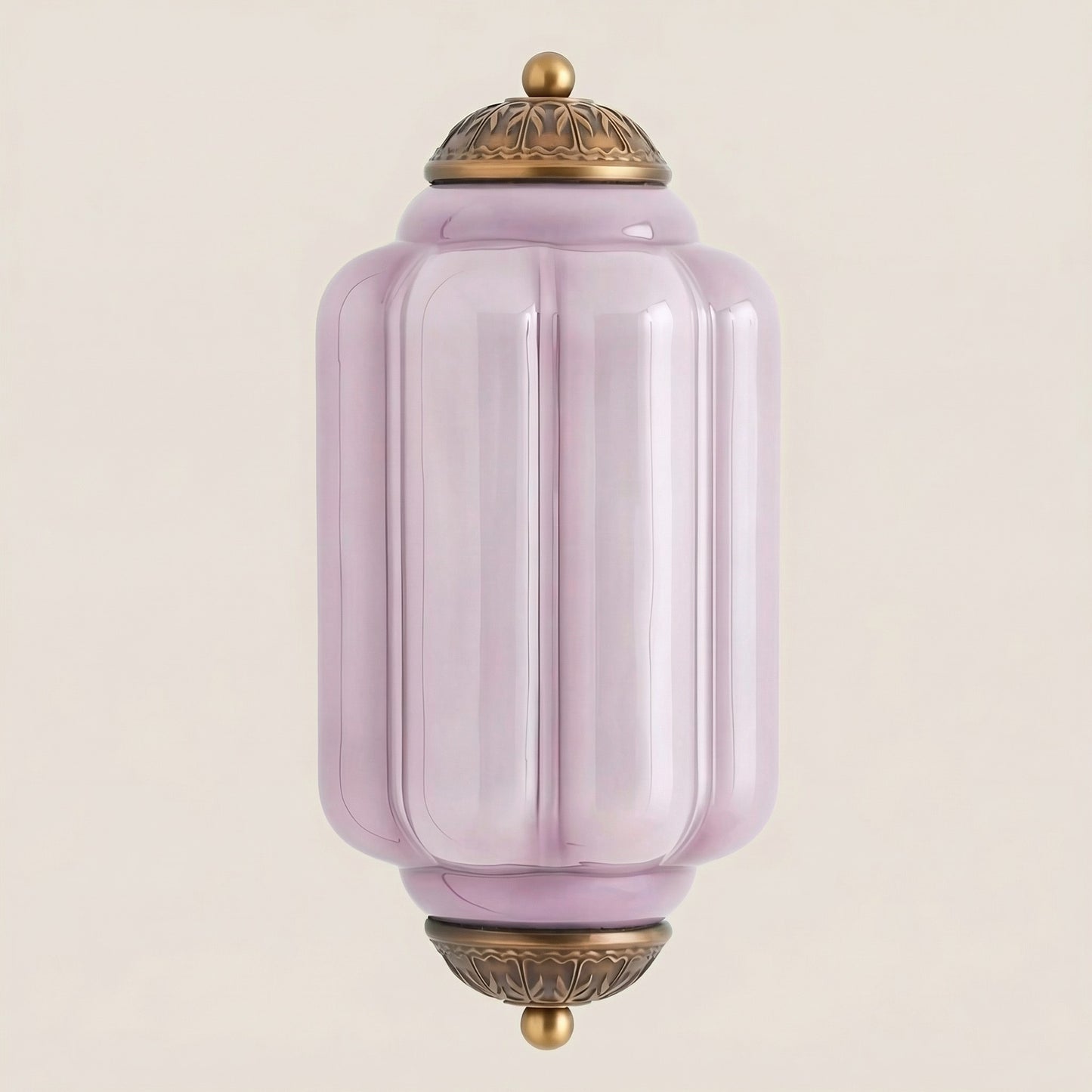 Michael Vintage Eloise Milk Glass Flush Wall Light