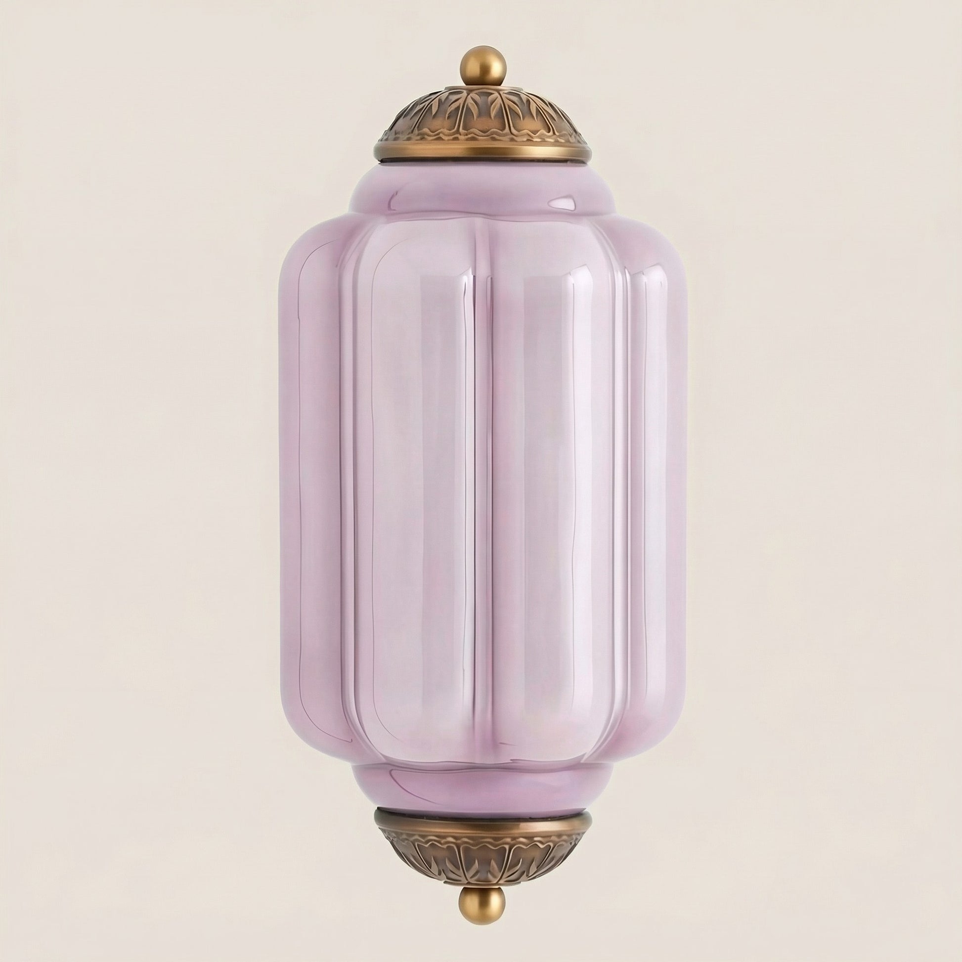Michael Vintage Eloise Milk Glass Flush Wall Light
