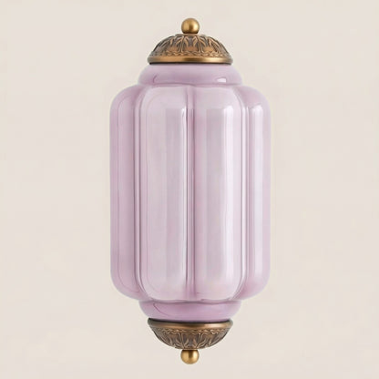 Michael Vintage Eloise Milk Glass Flush Wall Light