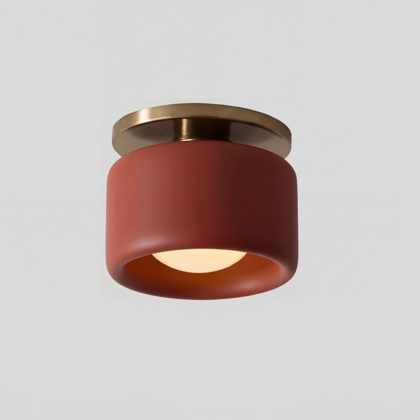 Aura Modern Porcelain Flush Mount Ceiling Light