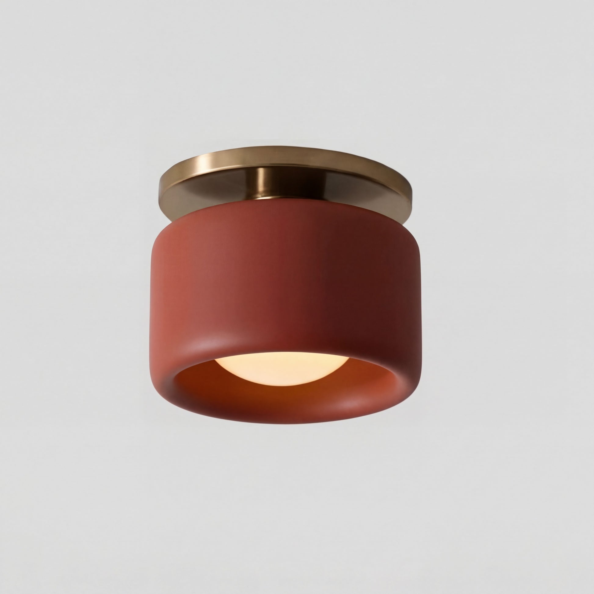 Aura Modern Porcelain Flush Mount Ceiling Light
