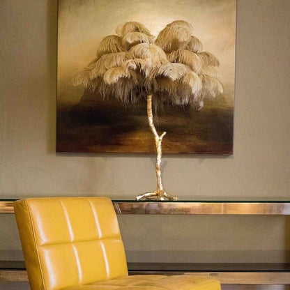 Marco Ostrich Feather Table Lamp