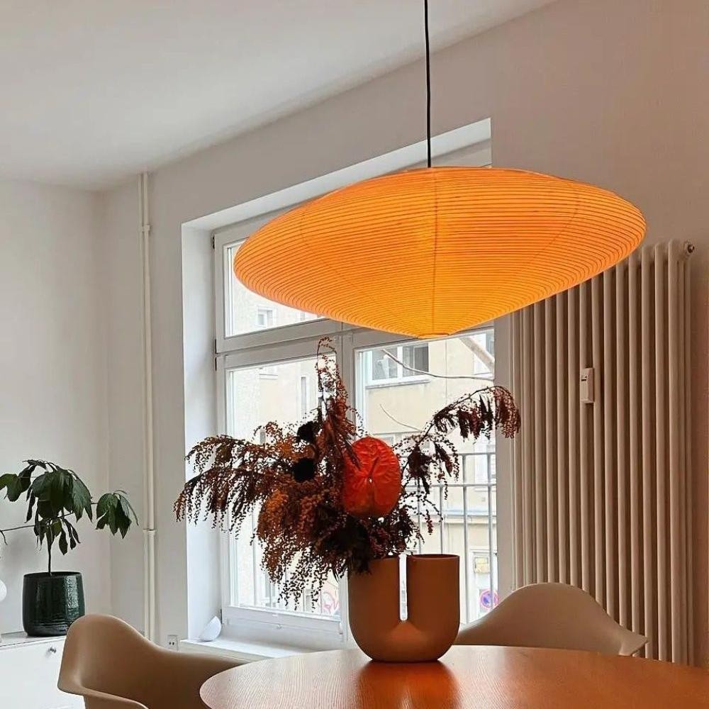 Gino Japanese Rice Paper Lantern Pendant Light