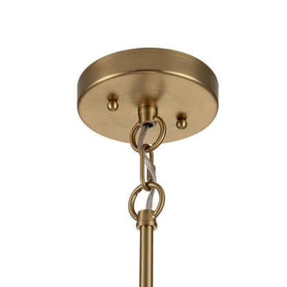 Emily Modern 4 Light Rope Shade Drum Chandelier