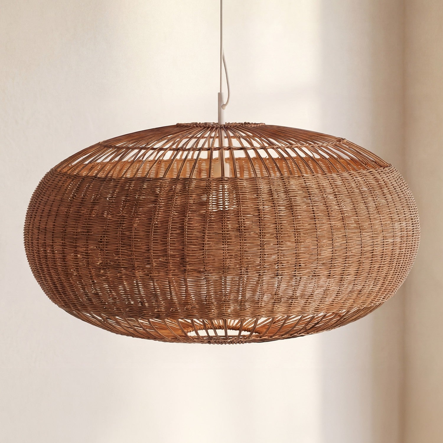 Barbara Coastal Rattan Pendant Light Kitchen Island