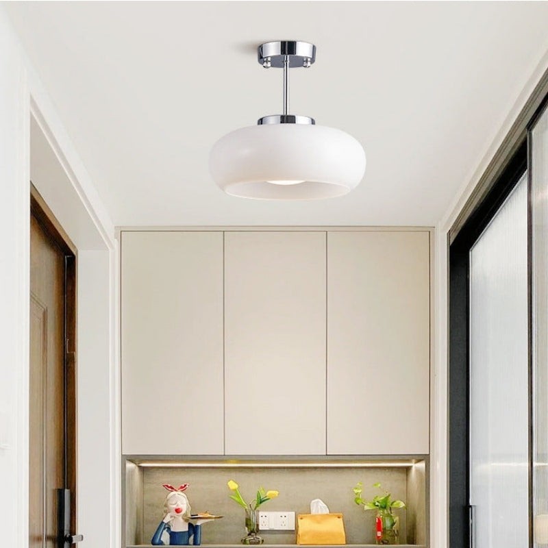 Oziro Vintage Donut Round Glass Ceiling Lights