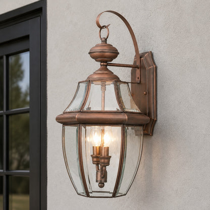 Riannon Country Metal Lantern Sconce