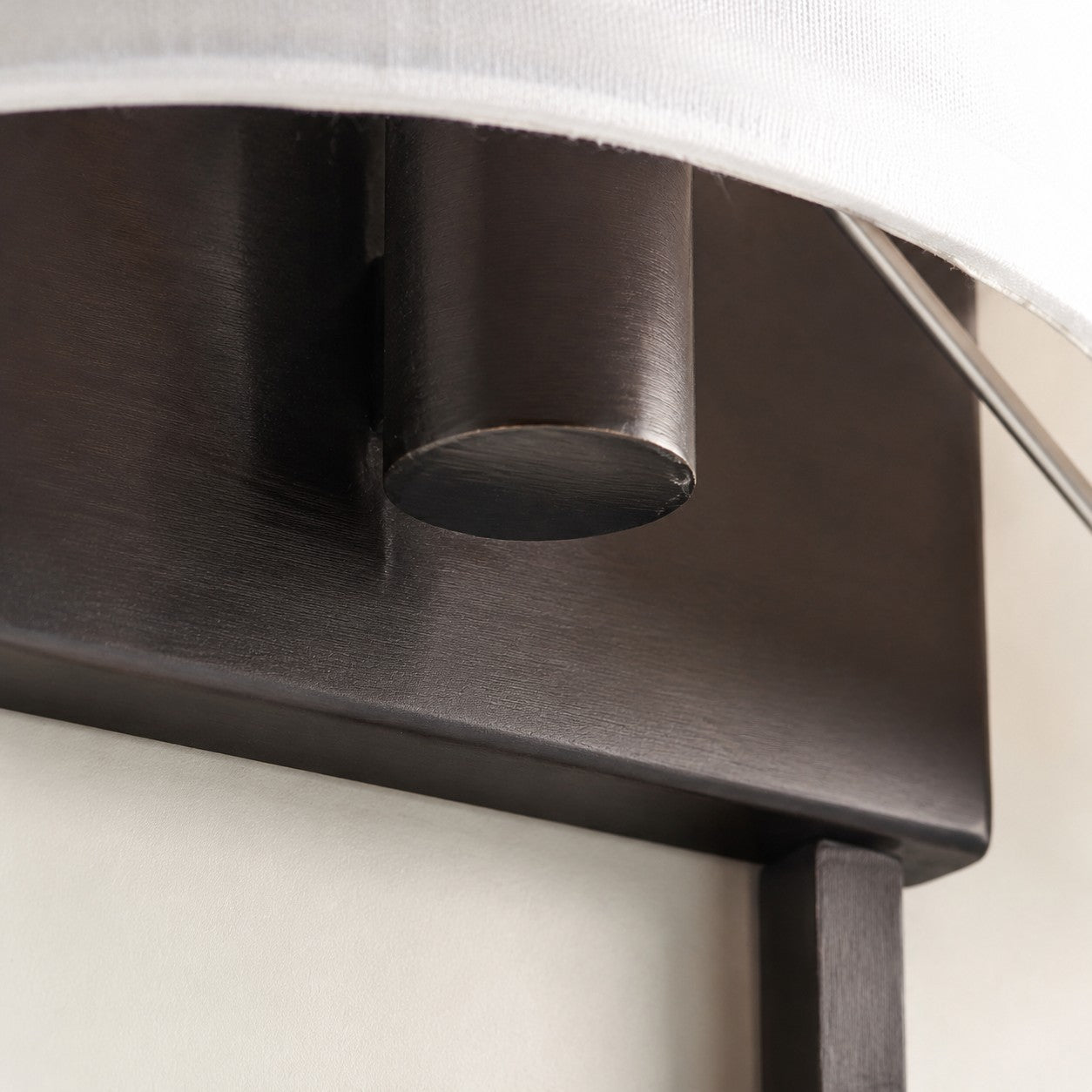 Zylar Modern Metal Fabric Shade Wall Sconce