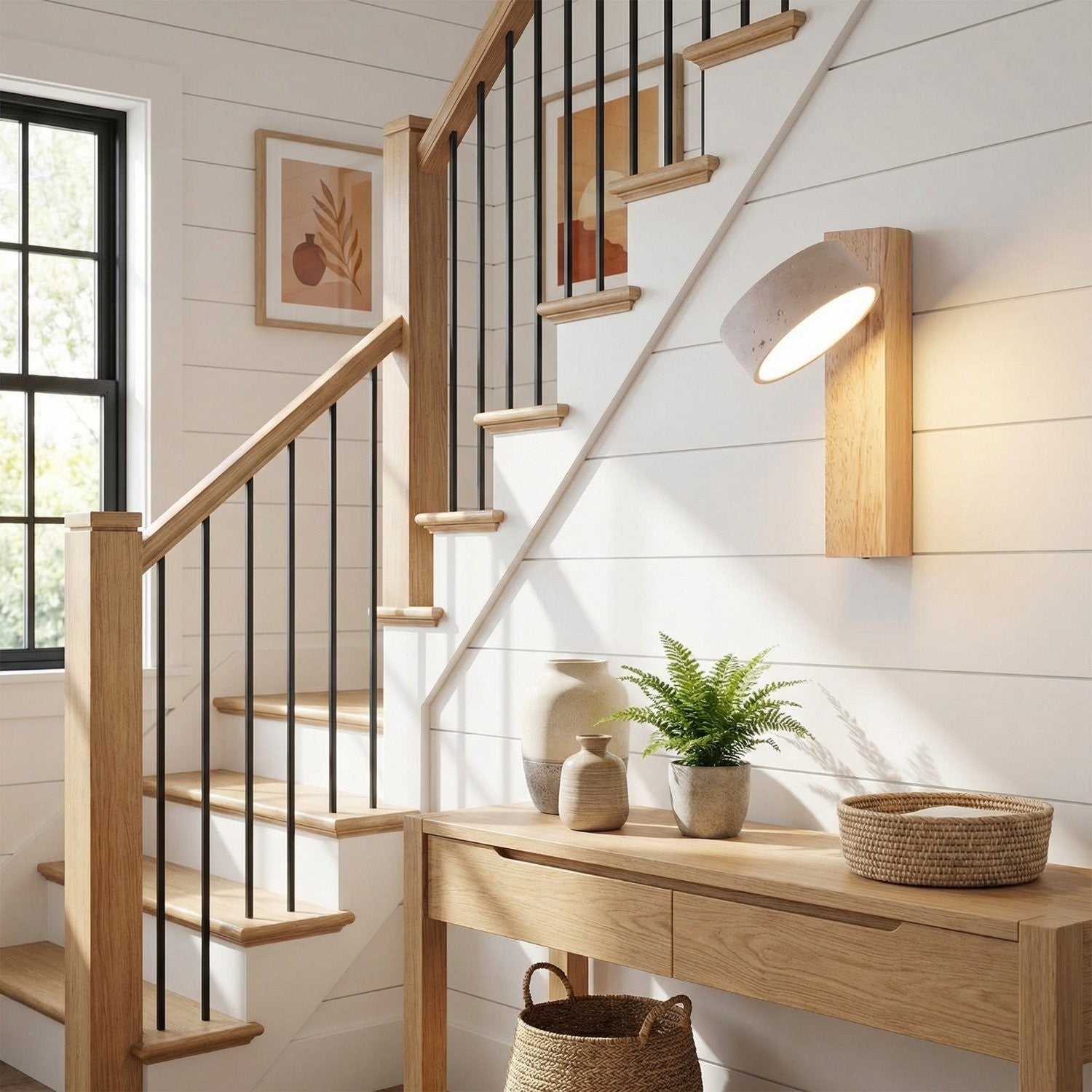 Bennett Wabi-Sabi Round Travertine Wall Light