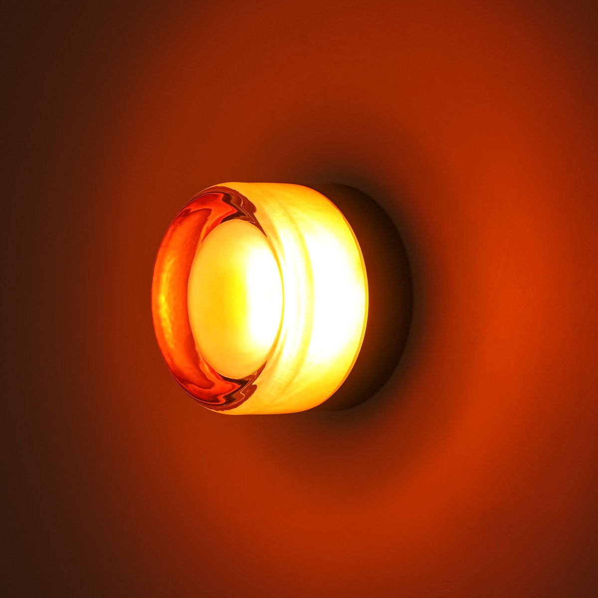 Gabriella Nordic LED Glass Flush Mount Sconce