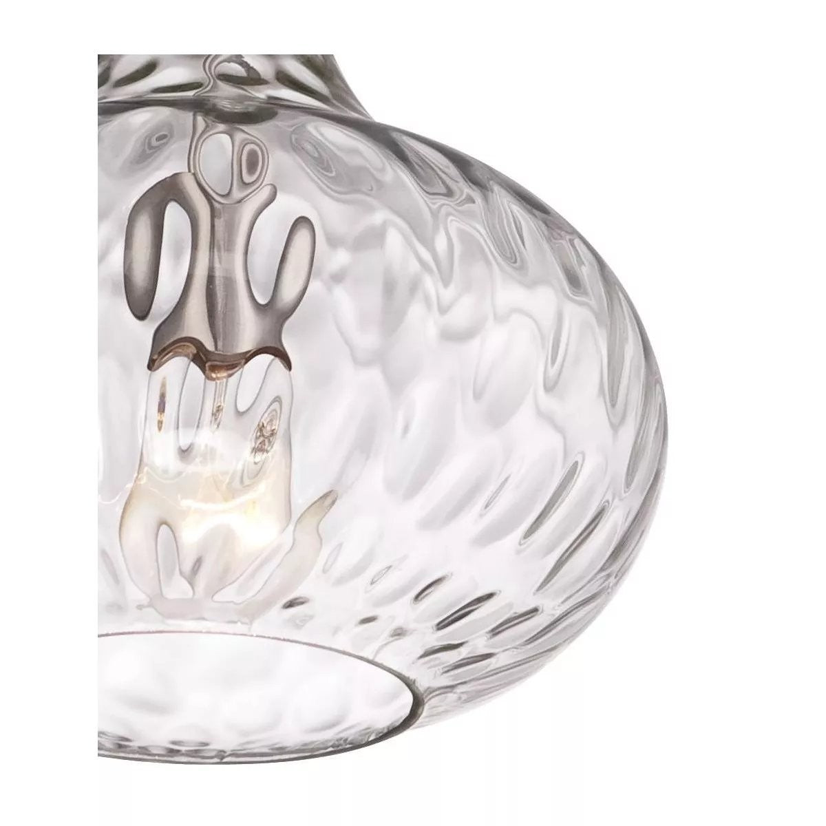 Neville Modern Water Ripples Glass Pendant Light