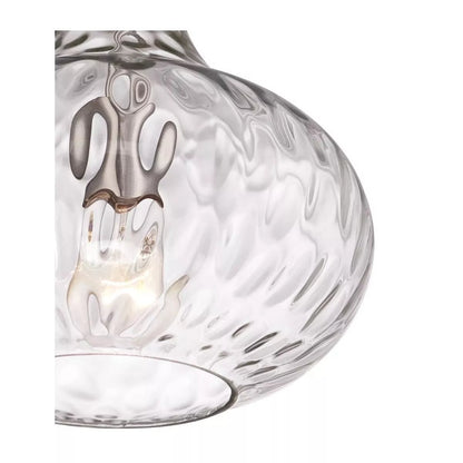 Neville Modern Water Ripples Glass Pendant Light