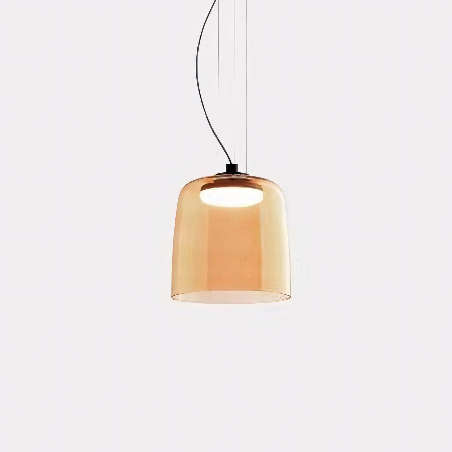 Zaire Bowl Shaped Layer Stained Glass Pendant Light