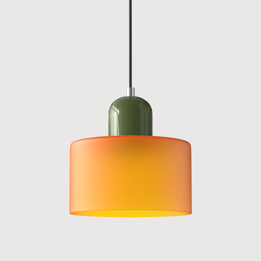 Colorful Creative Small Fresh Glass Shade Pendant Light