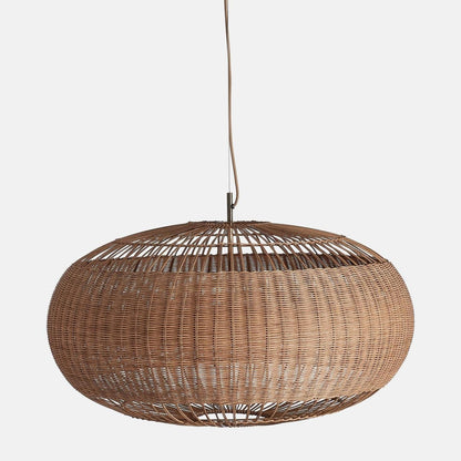 Barbara Coastal Rattan Pendant Light Kitchen Island