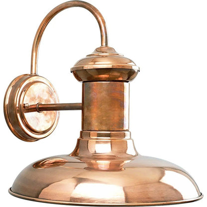 Howells Industrial Modern Copper Metal Outdoor Wall Sconce