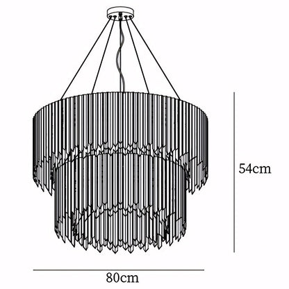 Jasper Facet Chandelier Collection