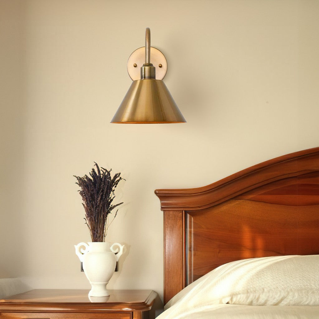 Ferm Minimalist Industrial Tapered Sconce
