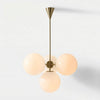 Indie Modern 4 Lights Glass Chandelier