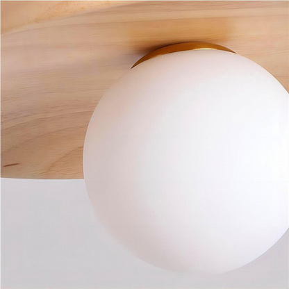 Oza Wooden Plafon Ceiling Light