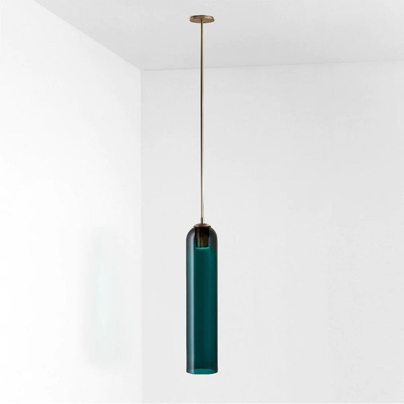 Kimaya Benedict Tube Glass Pendant Lamp