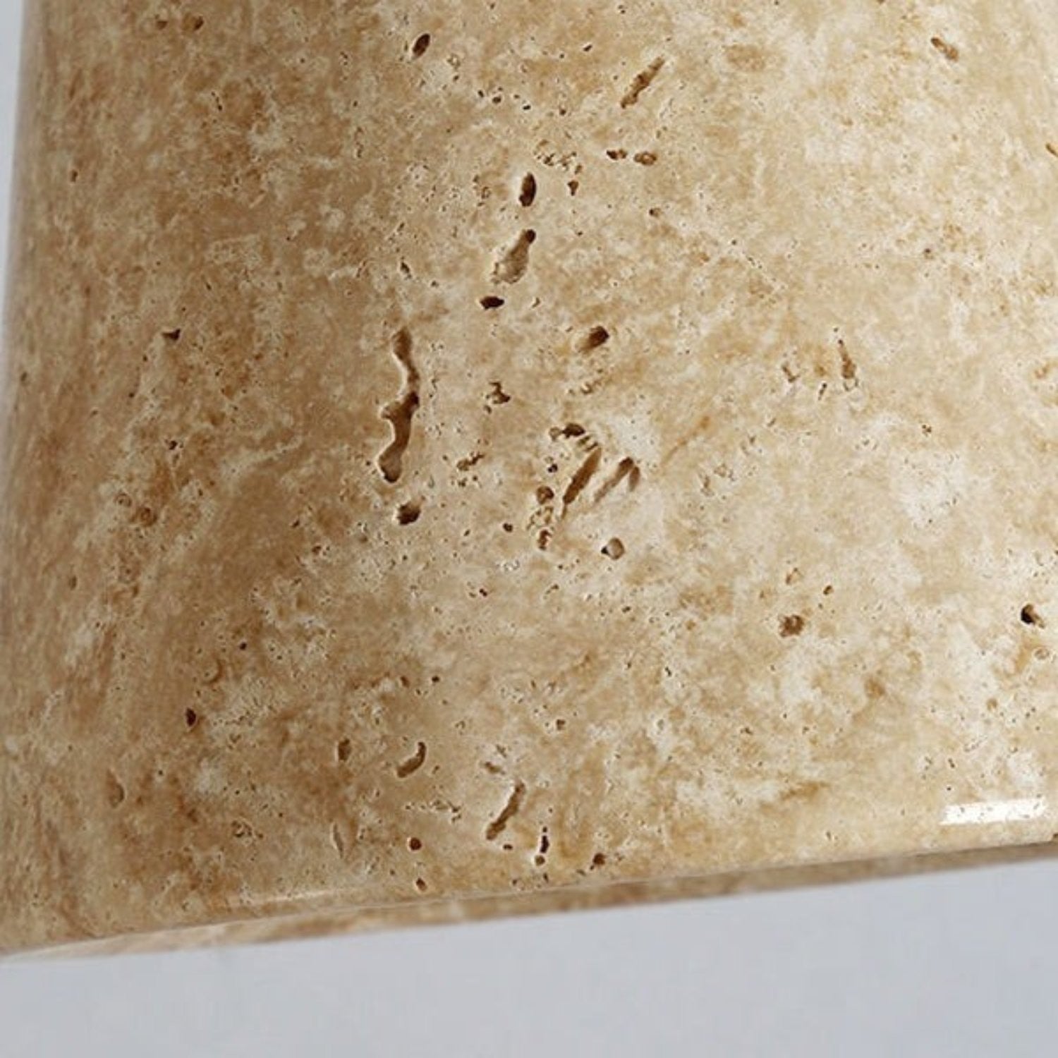 Bowen Wabi-Sabi Mini Travertine Pendant Light