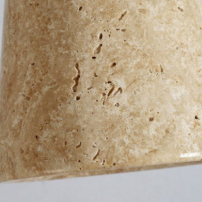 Bowen Wabi-Sabi Mini Travertine Pendant Light