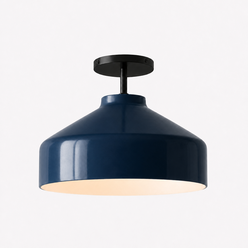 Drilon Nordic Morandi Metal Flush Mount Ceiling Light