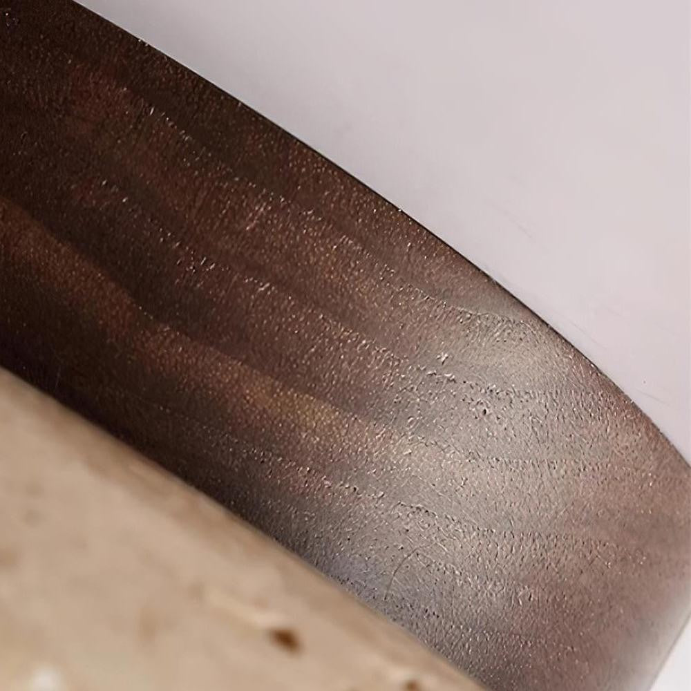 Wiktora Natural Cylindrical Travertine Wooden Ceiling Light