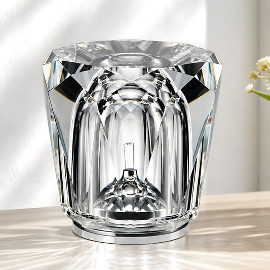 Faelith Modern Crystal Glass Faceted Table Lamp