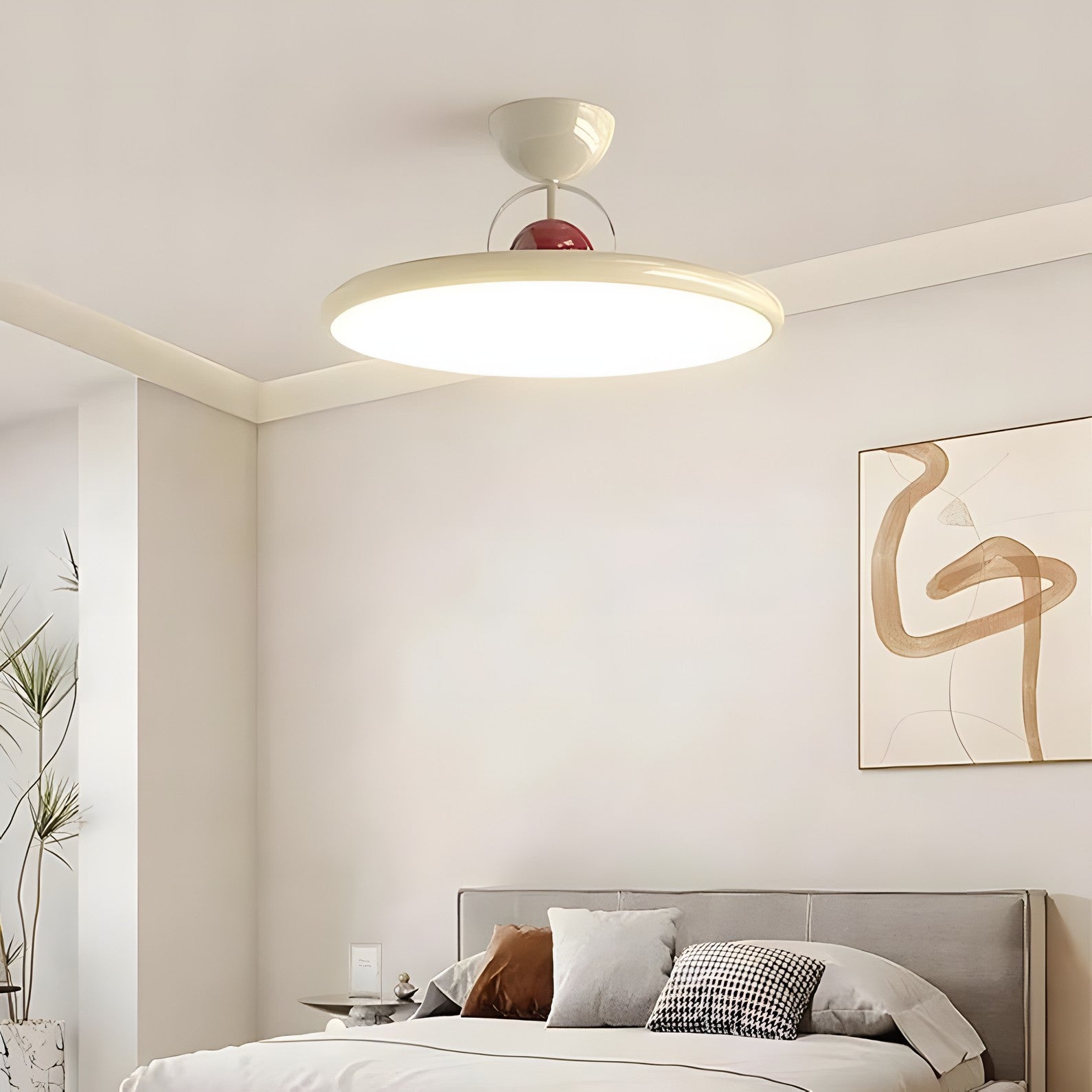 Eldwen Art Deco Round Ceiling Light
