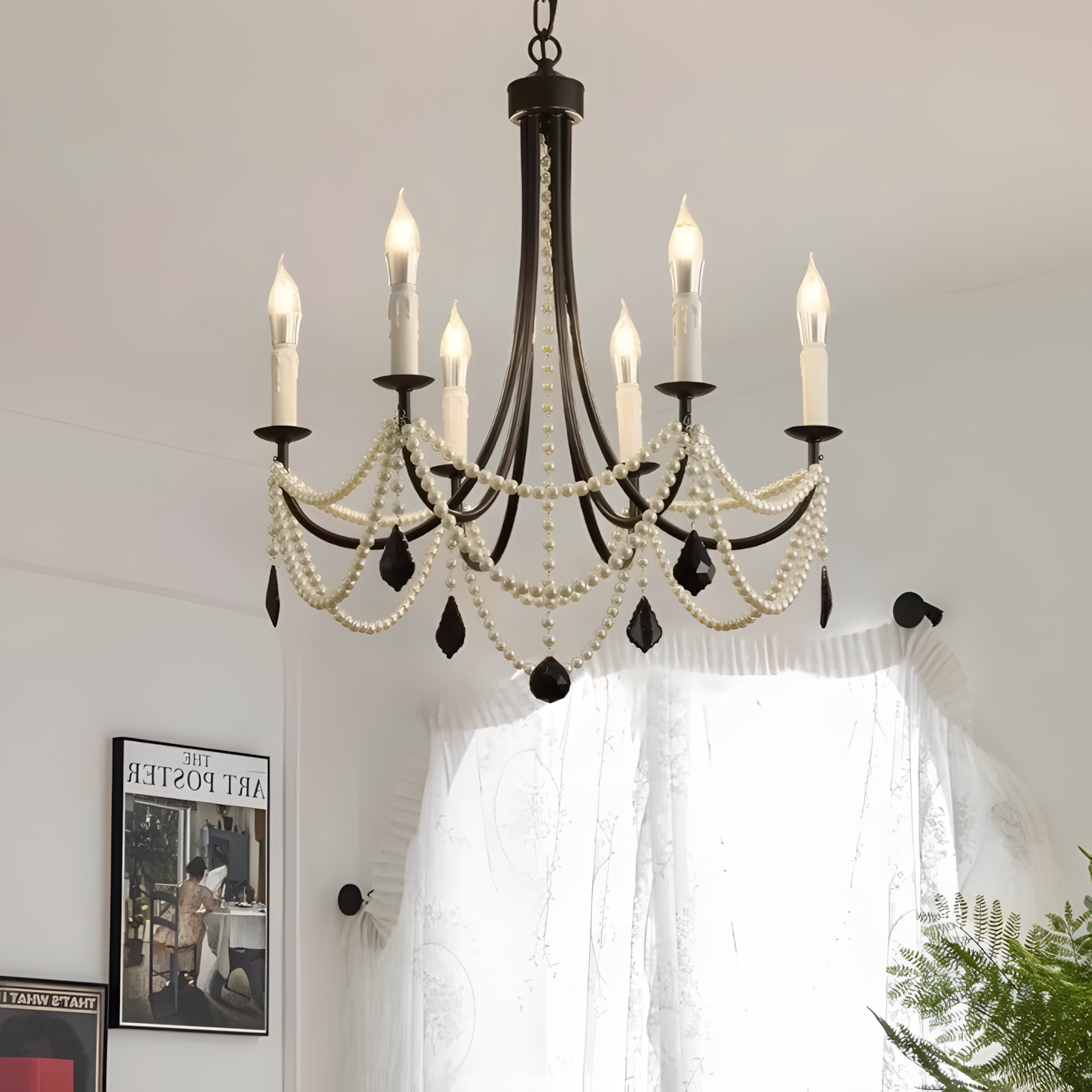 Niko French Vintage Crystal Chandelier