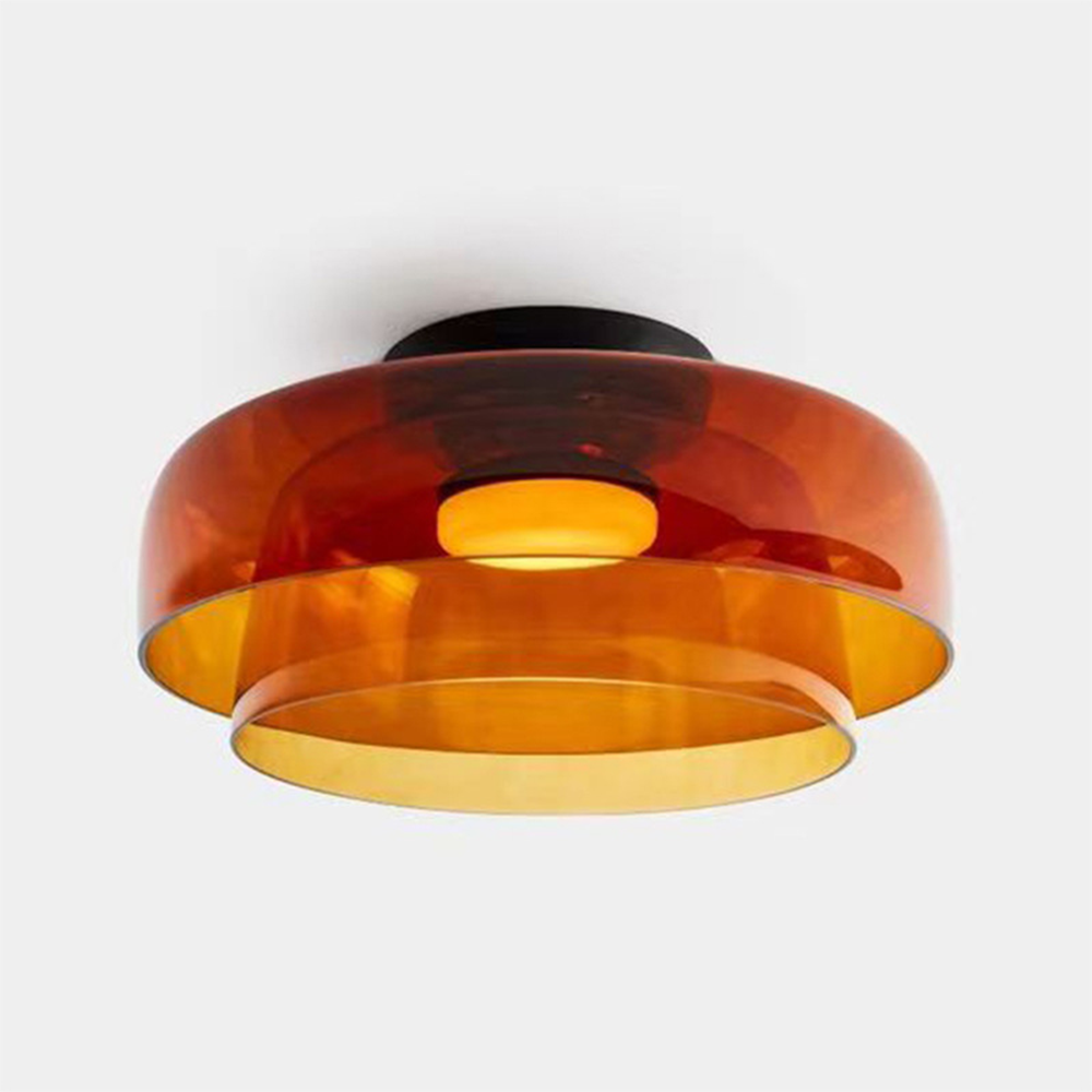 Hailie Creative Glass Ceiling Light Multi-Layer Pendant Lampshade